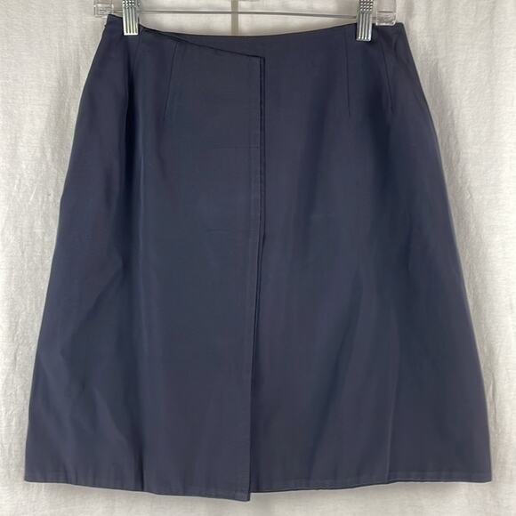 Giorgio Armani Navy A-Line Skirt - Picture 2 of 5
